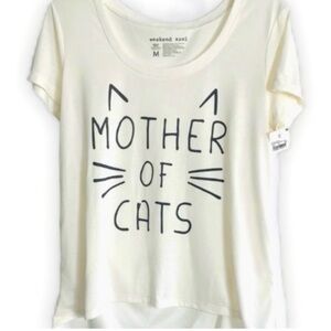 Weekend Soul Mother Of Cats Top Sz M